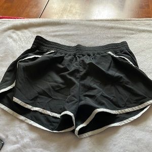 Women's Black Champion Running Shorts